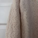 Chico's Chico’s Size 1 Sweater Cream Knit V Neck Pullover‎  Size Medium Beige Top Photo 9