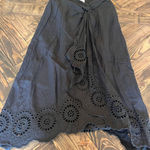 Lucy Paris  Y2K Wrap Skirt Women Medium Neutral Coquette Linen Boho Western 2000s Photo 0