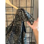 Avec Les Filles NWT Womens Top Large Animal Print One Shoulder Cami Bohochic Photo 1