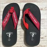 Corky’s Arkansas Flip Flops Women’s Size 7 Razorbacks Thongs Sandals University Red Photo 0