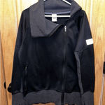 Victoria's Secret  VSX Sport Y2K‎ Full Zip Black Jacket Womens Size Large Photo 0
