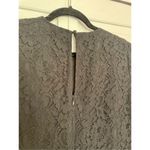 J.crew black lace crewneck dress size 6 Photo 6