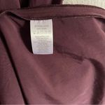 Everlane  Japanese GoWeave Short-Sleeve Wrap Dress Plum Chocolate Brown Sz 2 Midi Photo 5