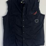 Harley Davidson Harley-Davidson Sleeveless Button Down Shirt Photo 0