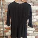 Forever 21  Black 3/4 Sheer Sleeve V Neck Romper Size S Photo 4