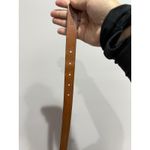 Ralph Lauren  Belt Womens Sz M 38" Black Italian Leather Silver Buckle Western Photo 9