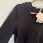 Barefoot Dreams Hoodie Malibu Luxe Brushed Jersey Lounge Sweatshirt Black S NWT Photo 6