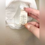 Free People  Nikala White Zipper Shoulder Oversized Top Size XS Photo 12