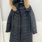 Andrew Marc  Women's Kendell Genuine Coyote Fur Trimmed Quilted Jacket, med Photo 0