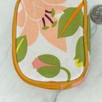 Clinique  Small Floral Pouch Makeup Cosmetic Bag Keychain Keyring Photo 8