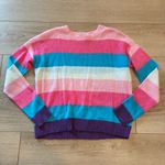 Lilly Pulitzer  Amala Sweater Striped Crew Neck Wool Blend Size M Photo 1