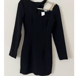 ZARA NWT  Black Cut out Chain Detail Mini Dress Photo 3