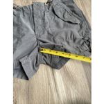 Vintage Y2k American Eagle Shorts‎ Womens 2 Grey 3" Inseam Cargo Pockets Micro Gray Size 0 Photo 8