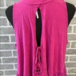 Free People Right On Time Tunic Tank Women Pink Oversize Top Size XS Photo 5