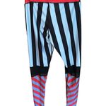 Bend athletic bold striped leggings in red, black and grey women’s size medium Red Photo 1