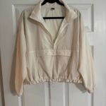Old Navy Oversized StretchTech Cropped Quarter-Zip Windbreaker Jacket Photo 1