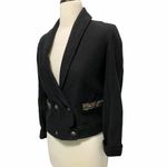 Loft Wool Blazer Double Breasted Gemstones Black 2 Photo 10