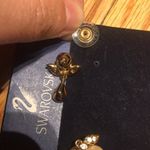 Swavorski Swarvoski Pearl Angels Earrings Vintage Coquette Photo 5