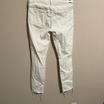 Mother Denim Jeans Looker Ankle Fray Little Miss Innocent White Photo 3