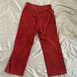 Burgundy Wide Leg Corduroy Pants Photo 1