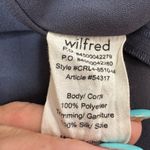 Wilfred Aritzia Brunelle Long Sleeve Mini Dress in Blue Gray size Medium $135 Photo 5