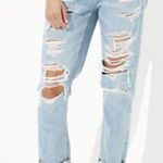 PacSun Medium Dark Wash Distressed Mom Jeans Photo 9