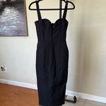 House Of CB ‎ XS D-DD  'Bellissima' Black Sweetheart Midi Dress NWOT Photo 6