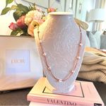 Free People NWT Delicate Flower Belly Chain In Red Photo 4