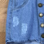 Ariene Size 40 Jeans Luxo Denim Skirt with Distressed Look Photo 3