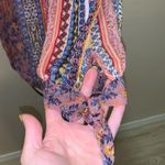 Fig and Flower Anthropologie boho floral 1/2 button v Photo 3