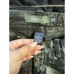 Gap Vintage Genuine Leather Boot Cut Pants Women’s Sz 2 Black Lined Vtg Y2K Photo 3