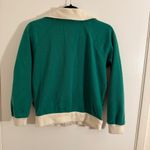 Gaxco California Creations VTG Unisex Full Zip Green and Cream Jacket Tennis Size M Photo 5