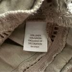 J Jill Linen Blend Blend Embroidered Lace Peasant Blouse Grey Med RN97641 Gray Size undefined Photo 6