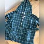 Frank & Eileen $198  Tee Lab Medium Pullover distressed hoodie - Blue Plaid Photo 2