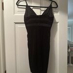 Emerald Sundae Black Velvet Asymmetrical Dress Photo 7