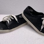 Calvin Klein Merlinda Black Monogramed Sneakers size 8.5 Photo 1