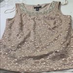 R & M Richards  Pearl Beaded Lace Sleeveless Blouse Photo 13