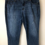Apt. 9 NWT  Women’s Boyfriend Jeans Modern Blue Denim Pants Straight Leg Size 14 Photo 0