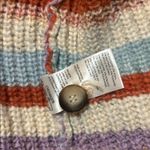 Anthropologie Pilcro Ribbed Multi-Stripe Cardigan Sweater size M EUC Photo 4
