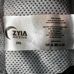 Zyia  Active Rain Jacket Windbreaker Reflective Softshell Zip Hood Camo Black 2X Photo 1