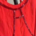 Diesel NWOT  Women's Knee length Dress Sequin Red Tank Dress Size M Photo 3