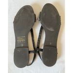 Banana Republic  Beaded Sandals Strappy T-Strap Flats Bronze Black Size 7 Photo 8