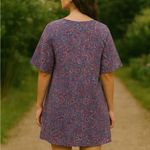 Francesca's Collection Alya Boho Paisley Tunic Dress w Beaded Detail Festival Photo 2