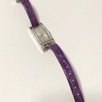 Purple Snakeskin Rhinestone Watch Photo 0