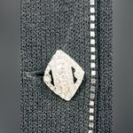 St. John  Evening Black Embellished Knit Jacket – Diamond Buttons, Size 10, Rare Photo 5