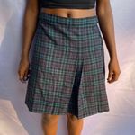 Plaid lightly pleated school girl skirt Size M Photo 2