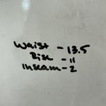 Arizona Jeans Arizona Jean Co Woman's Sz 9 Dark Blue Denim Zipper Accent Shorts High Rise Photo 6