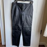 Spiegel VTG  100% Leather Pants Straight Leg Photo 4