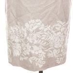 Joie  Country Cottage Minimalist Elegant Beige Floral Midi Skirt Size Large L Photo 2