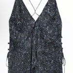 ZARA NEW The Piper Crop Top XL Lowback Festival Whimsigoth Night Out Glam Party Photo 0